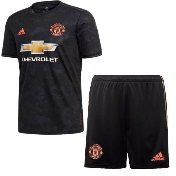 Trikot Manchester United Ausweich Kinder 2019-20 Schwarz